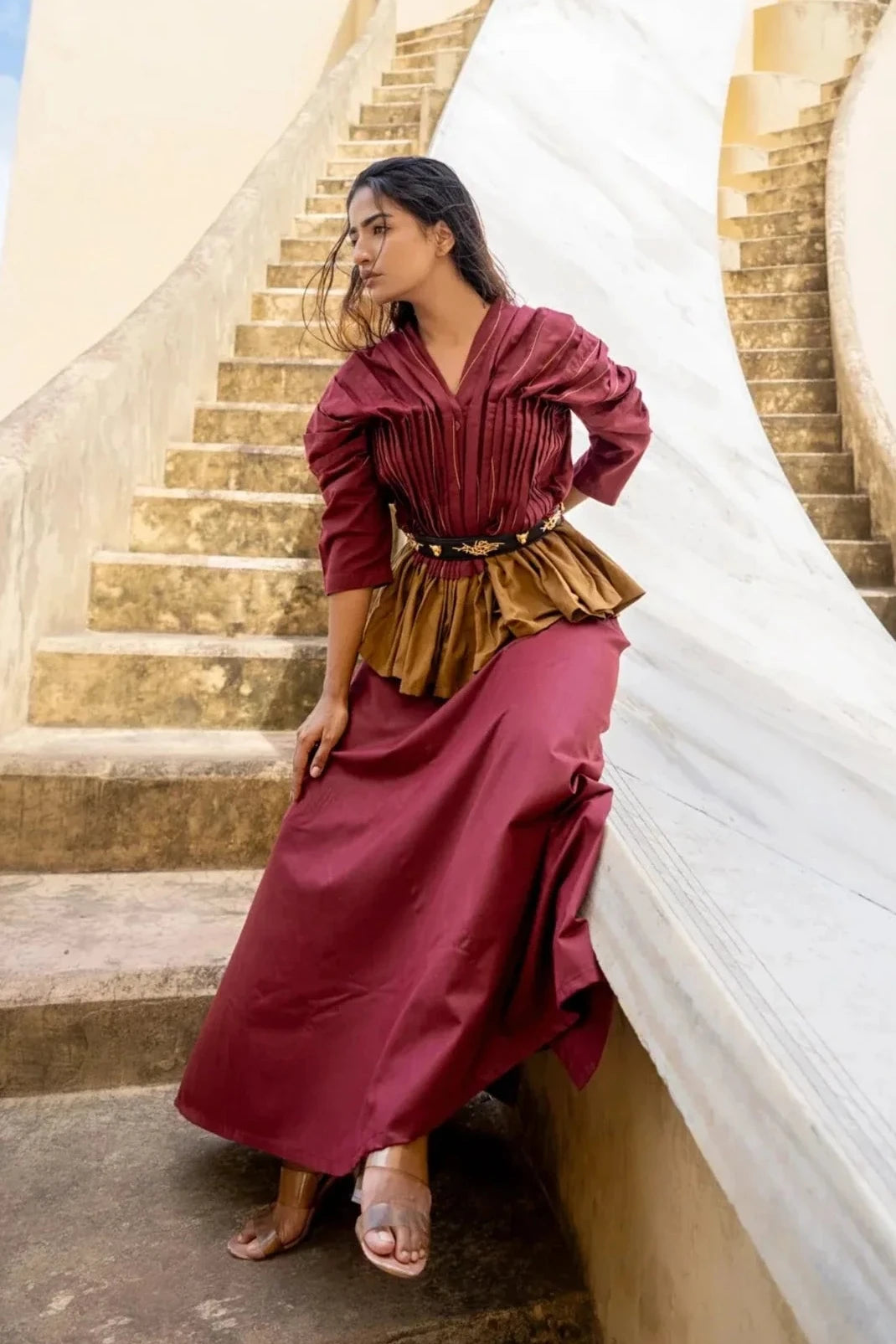 THE DOUBLE LAYER SET - (only SKIRT)