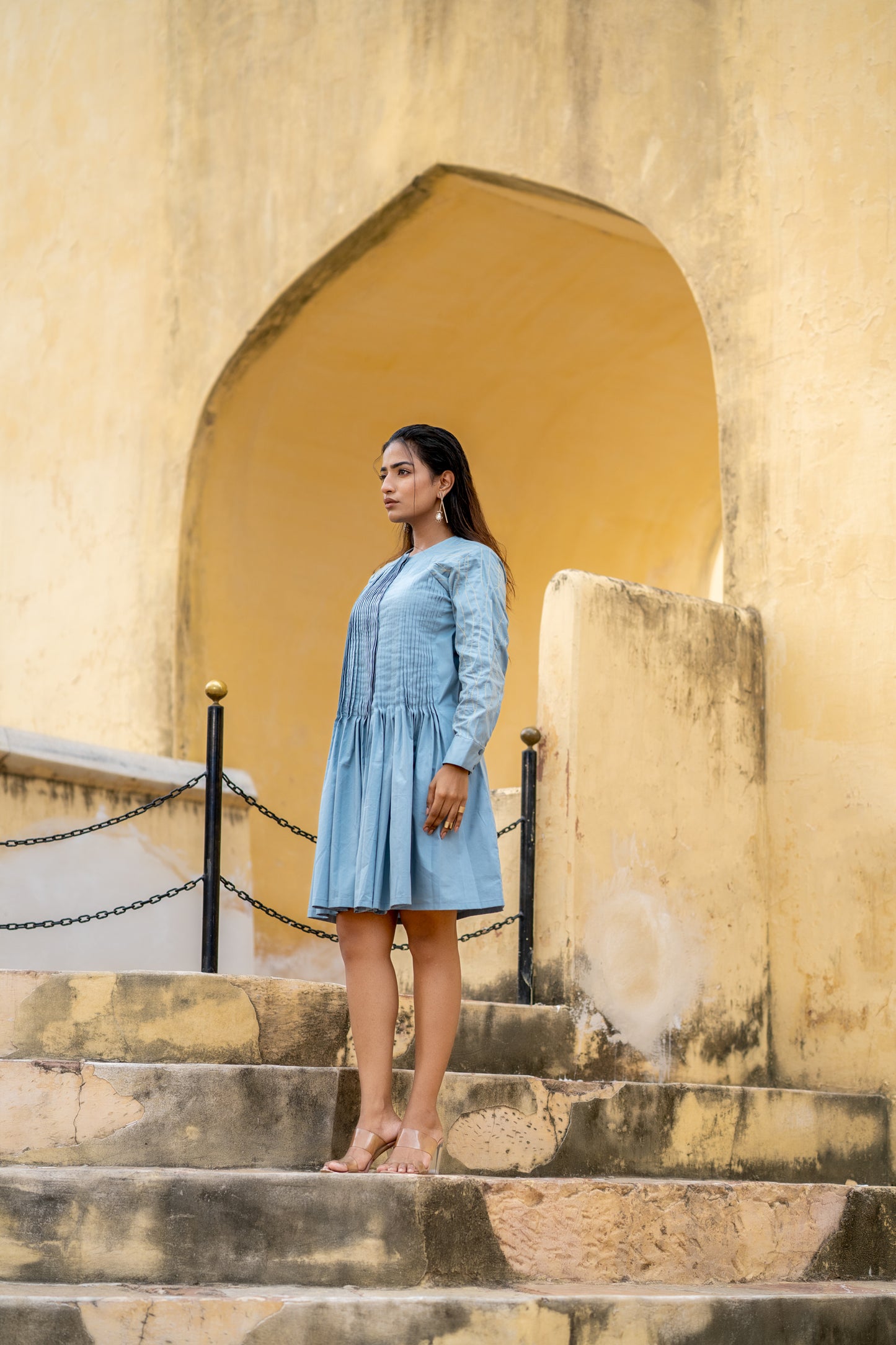 MINUTE PLEATED DRESS