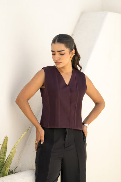 THE CORDED WAISTCOAT - SINGLE TONE