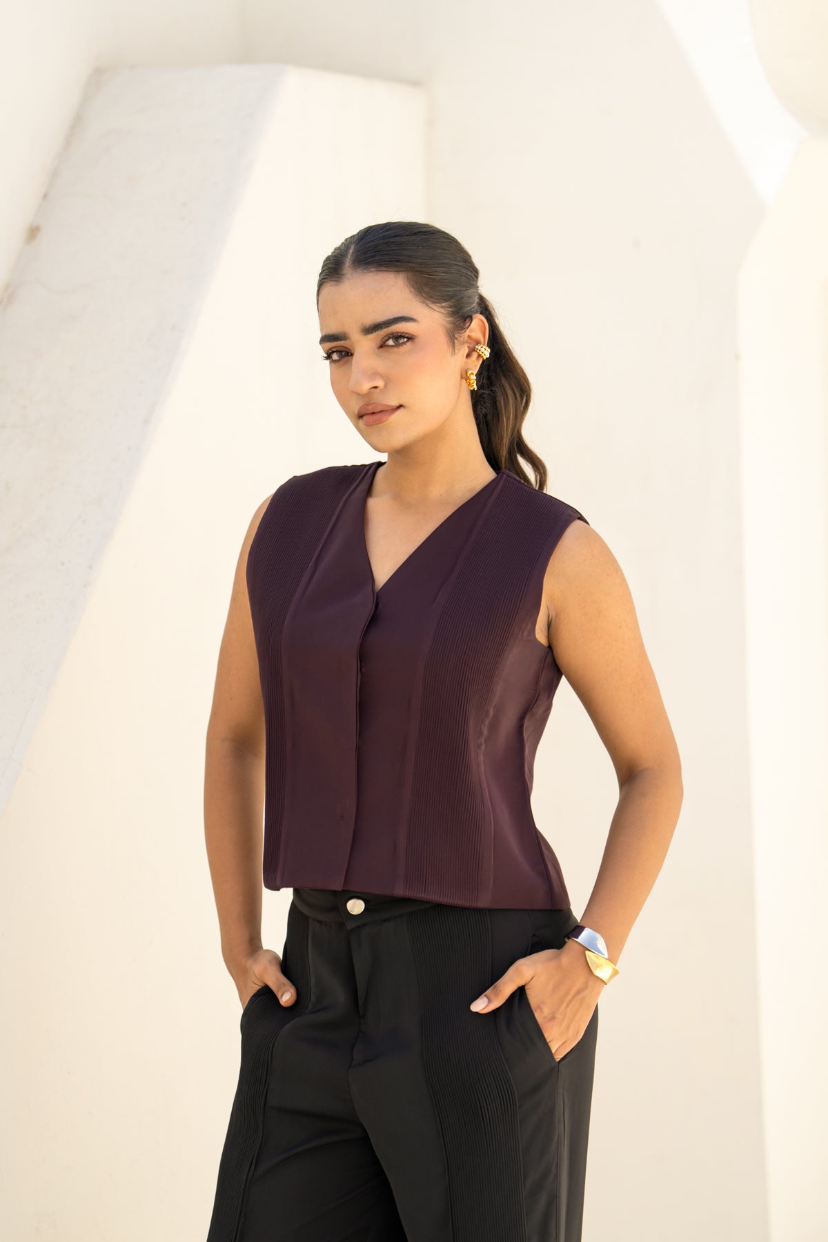 THE CORDED WAISTCOAT - SINGLE TONE