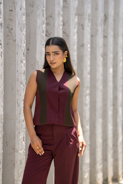 THE CORDED WAISTCOAT - DUAL TONE