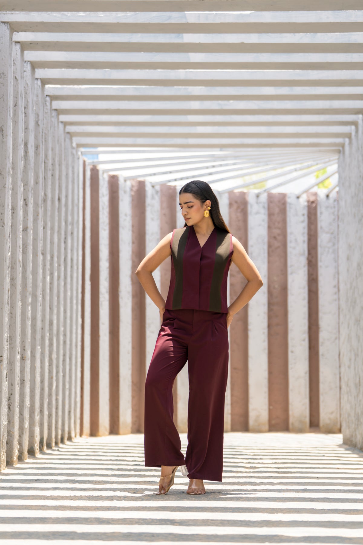 THE CORDED WAISTCOAT - DUAL TONE