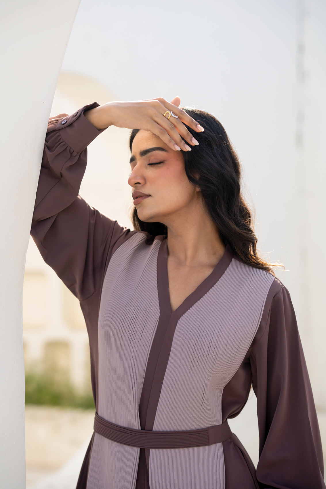 THE CLASSIC CORDED DRESS - DUAL TONE