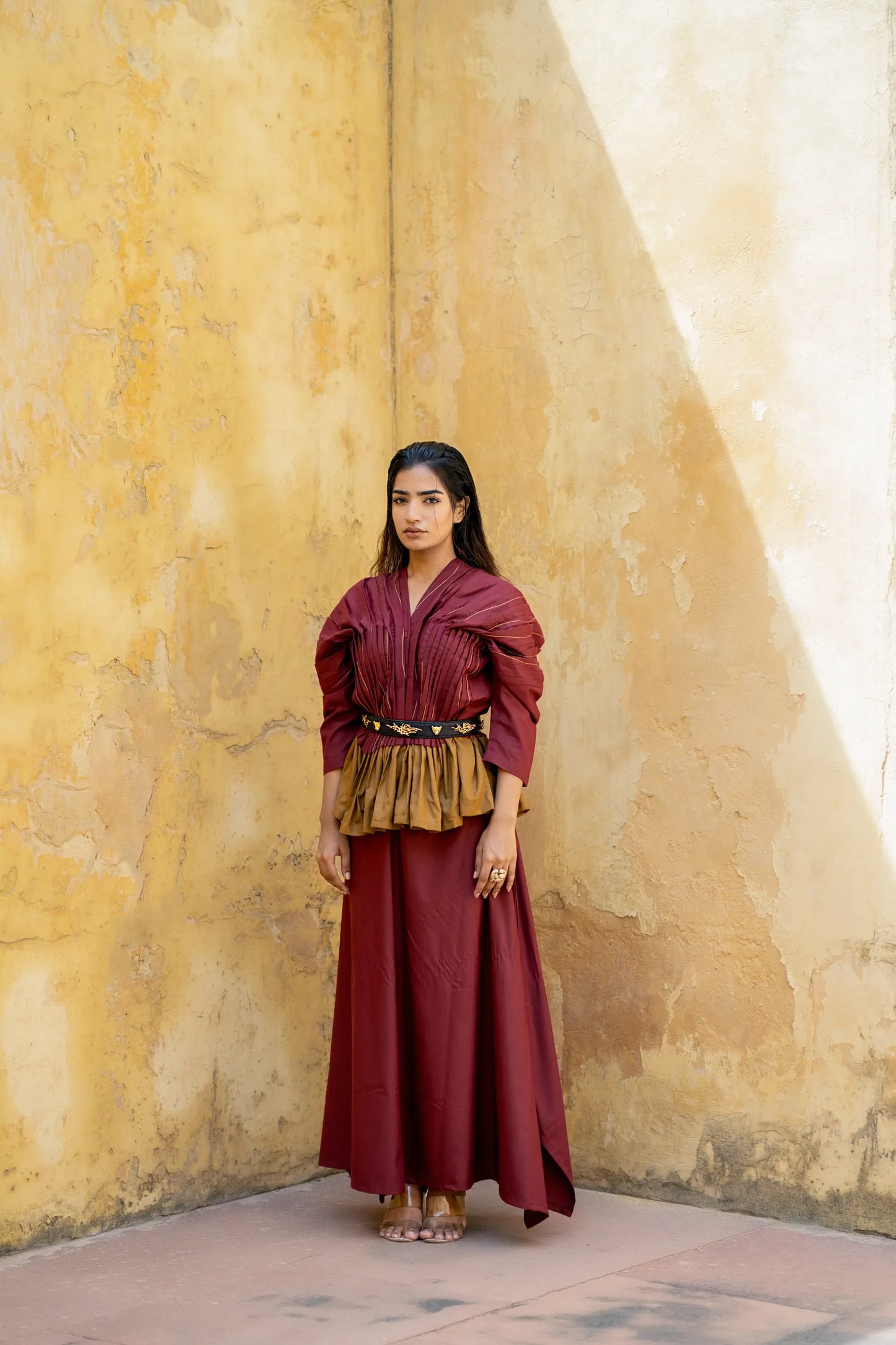 THE DOUBLE LAYER SET - (only SHIRT)