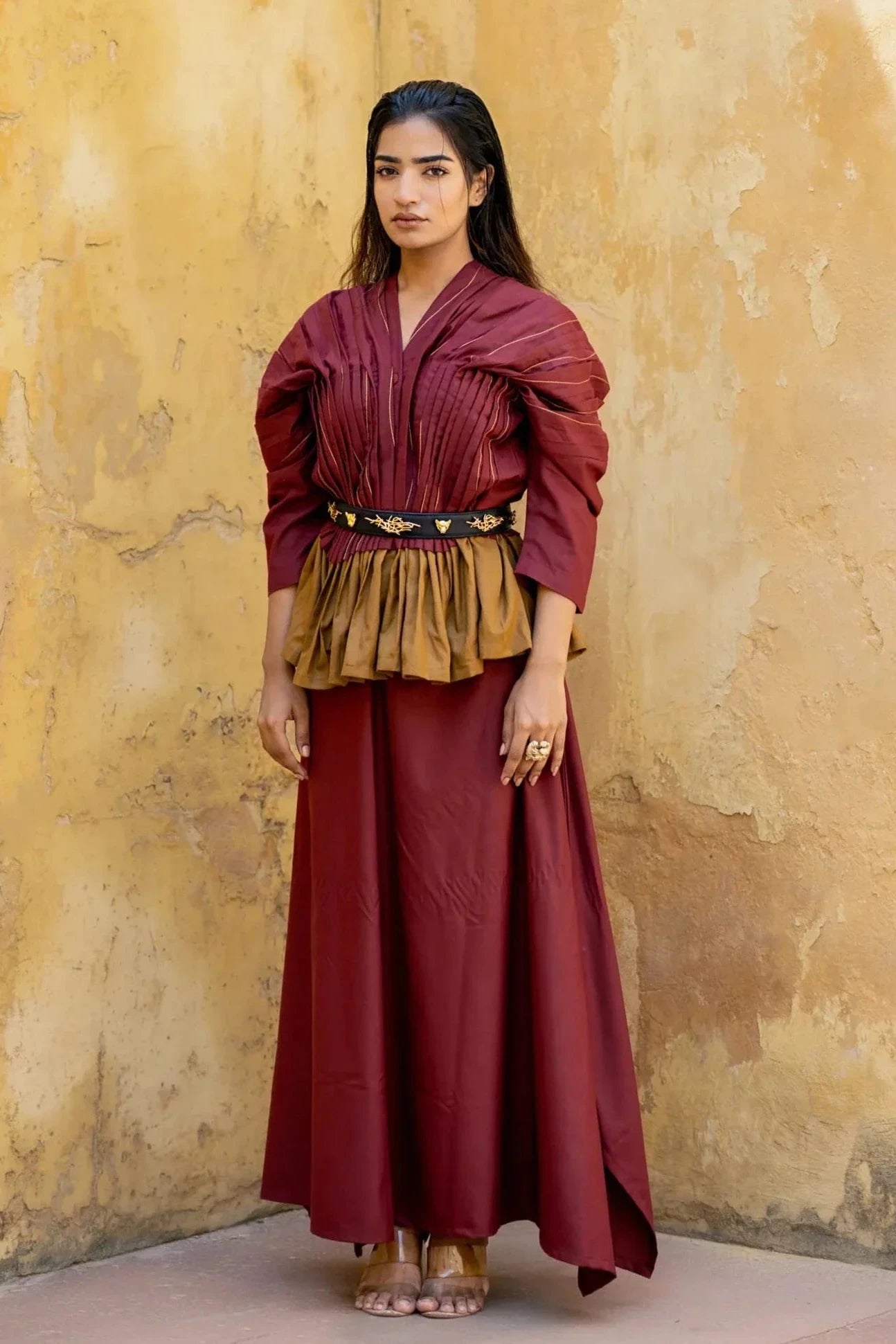 THE DOUBLE LAYER SET - (only SKIRT)