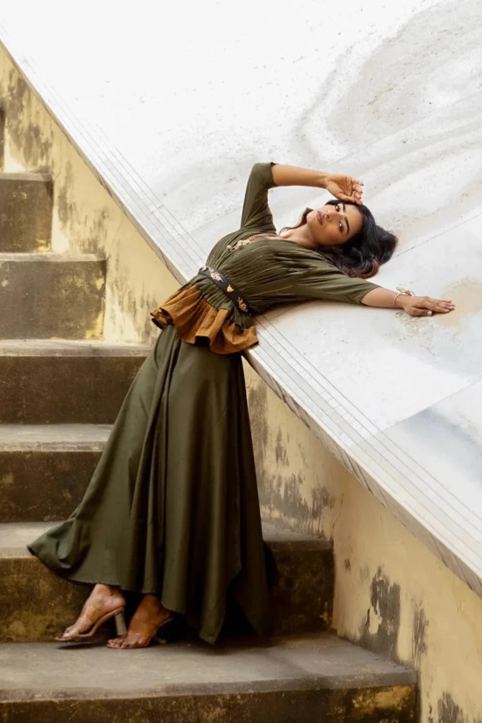 THE DOUBLE LAYER SET - (only SKIRT)